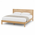 Struttura letto matrimoniale 160 x 200 cm in legno massello di pino rettangolare naturale